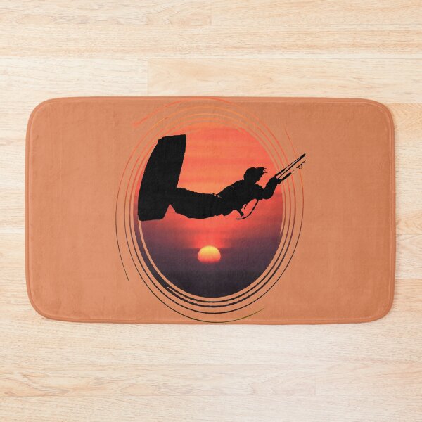 Item preview, Kiter Action Freestyle Artistic Black Vector And Sunset designed and sold by taiche.
