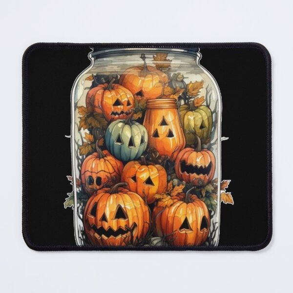 Item preview, Halloween pumpkin jar designed and sold by modevikoART.