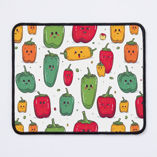 Item preview, cute bell peper seamless designed and sold by NatthyDesign.