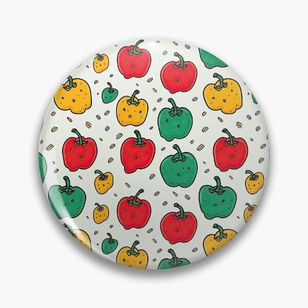 Item preview, cute bell peper seamless designed and sold by NatthyDesign.