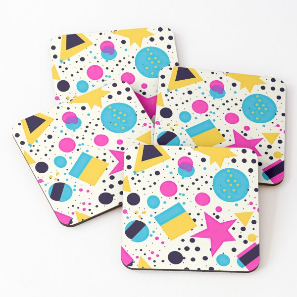 Item preview, Funky 80s and 90s Nostalgia Pop Pattern designed and sold by AeonAcademy.