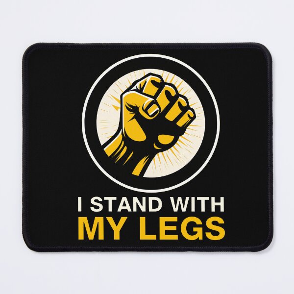 Item preview, On Strike - Picket Line - I Stand with My Legs designed and sold by goldentusk.