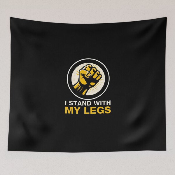Item preview, On Strike - Picket Line - I Stand with My Legs designed and sold by goldentusk.