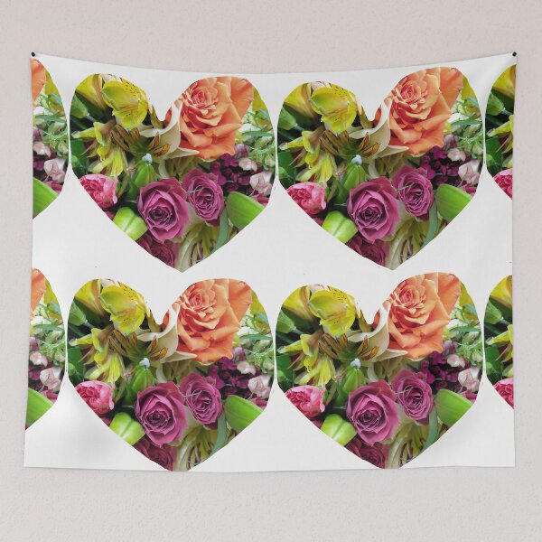 Item preview, Heart Shaped Flowers and Roses designed and sold by Victoria Rose.