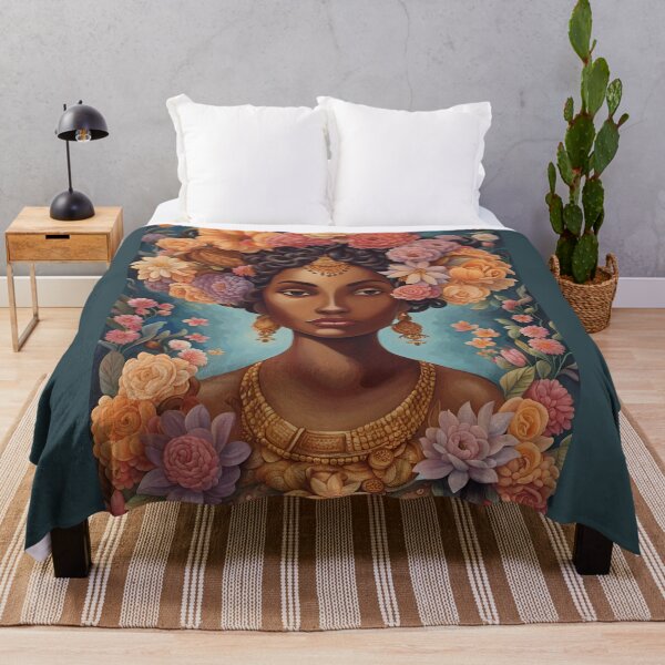 Item preview, Beauitful Asian Goddess surrounded by flowers and fertility energy designed and sold by SirenSeventyOne.