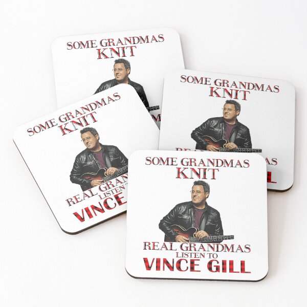 Item preview, Some Grandmas Knit Real Grandmas Listen to Vince Gill designed and sold by ArchiePeaArt.