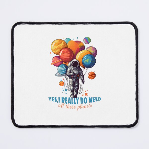 Item preview, Color Planets and Astronaut designed and sold by PositiveIdeas.