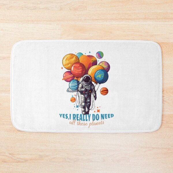Item preview, Color Planets and Astronaut designed and sold by PositiveIdeas.