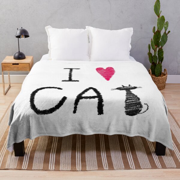Item preview, I love cat line art with red designed and sold by Ukiyoe Spirit.