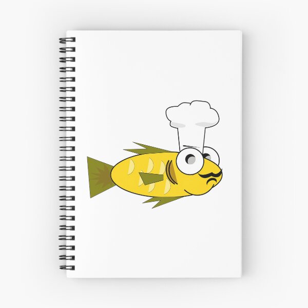 Item preview, Whimsical Chef Fish designed and sold by thespecialtyhub.