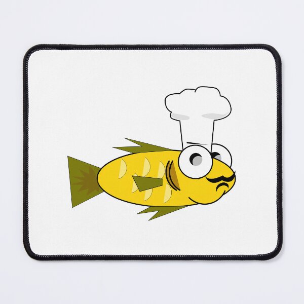 Item preview, Whimsical Chef Fish designed and sold by thespecialtyhub.
