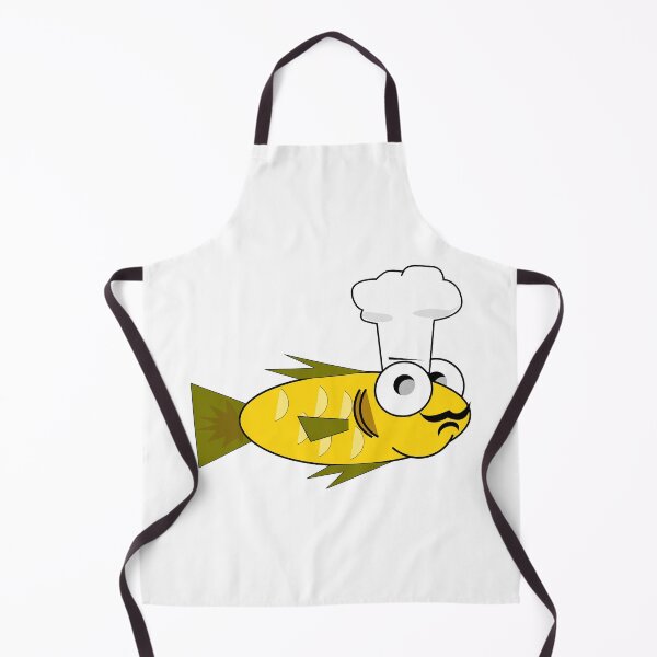 Item preview, Whimsical Chef Fish designed and sold by thespecialtyhub.