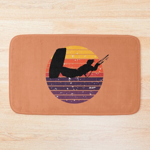 Item preview, Kiter Action Freestyle Artistic Black Vector Retro Sunset designed and sold by taiche.