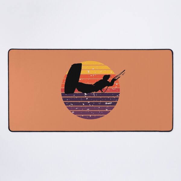 Item preview, Kiter Action Freestyle Artistic Black Vector Retro Sunset designed and sold by taiche.