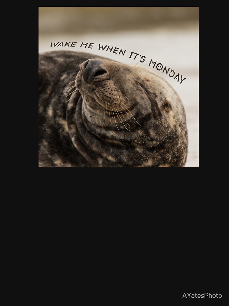 Thumbnail 7 of 7, Essential T-Shirt, Wake me when it's Monday! designed and sold by AYatesPhoto.