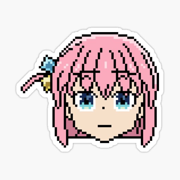 Aperçu de l'œuvre Pixel Art Bocchi créée et vendue par MartinTF.