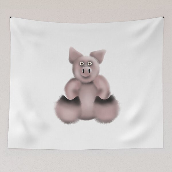 Item preview, Fluffy piggy designed and sold by Kesshin.