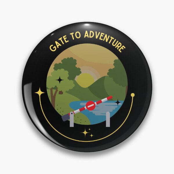 Item preview, "Gate to Adventure" - Quaint Roadway Gate Unveiling Endless Possibilities designed and sold by zax454.
