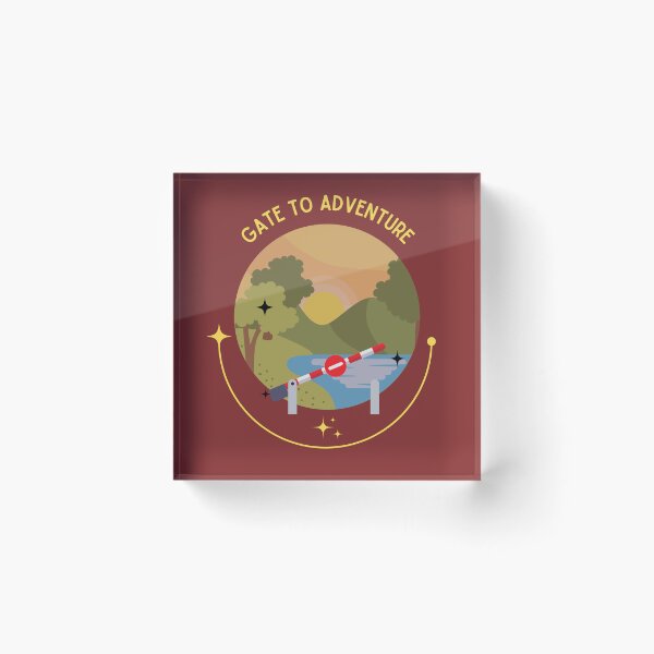 Item preview, "Gate to Adventure" - Quaint Roadway Gate Unveiling Endless Possibilities designed and sold by zax454.