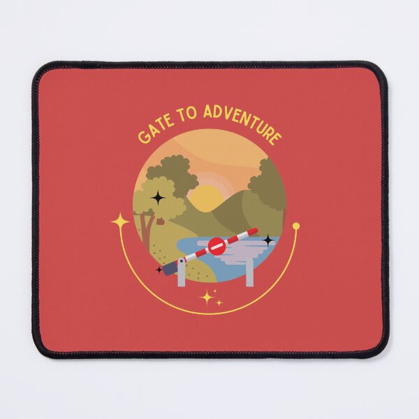 Item preview, "Gate to Adventure" - Quaint Roadway Gate Unveiling Endless Possibilities designed and sold by zax454.