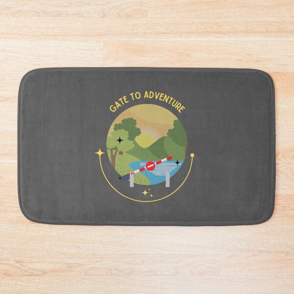 Item preview, "Gate to Adventure" - Quaint Roadway Gate Unveiling Endless Possibilities designed and sold by zax454.