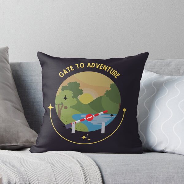 Item preview, "Gate to Adventure" - Quaint Roadway Gate Unveiling Endless Possibilities designed and sold by zax454.