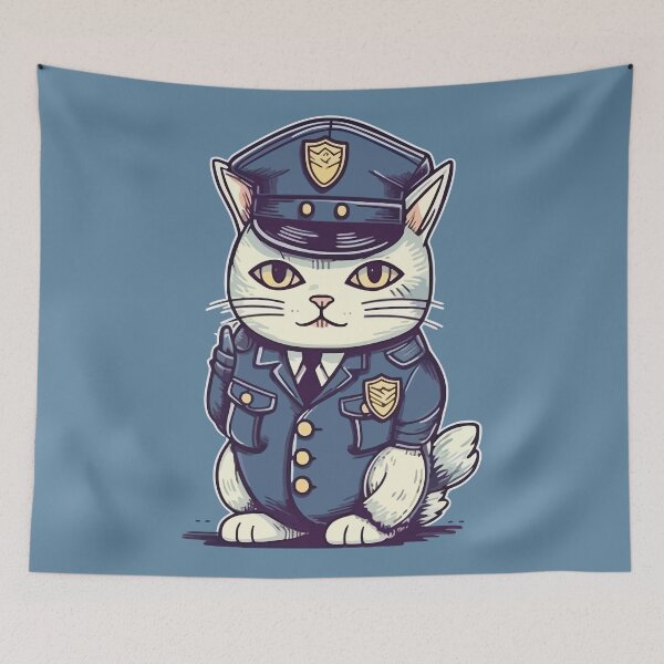 Item preview, Police Cat designed and sold by Amir Faysal.