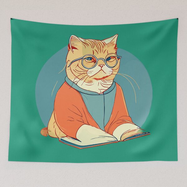 Artikelvorschau, Philosophy Cat - Mystical Musings entworfen und verkauft von ArchieDid.