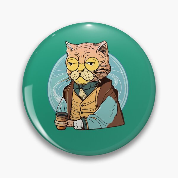 Item preview, Philosophy Cat - Inquisitive Meow designed and sold by ArchieDid.