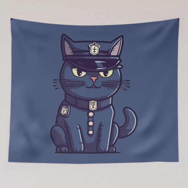 Item preview, Police Cat designed and sold by Amir Faysal.