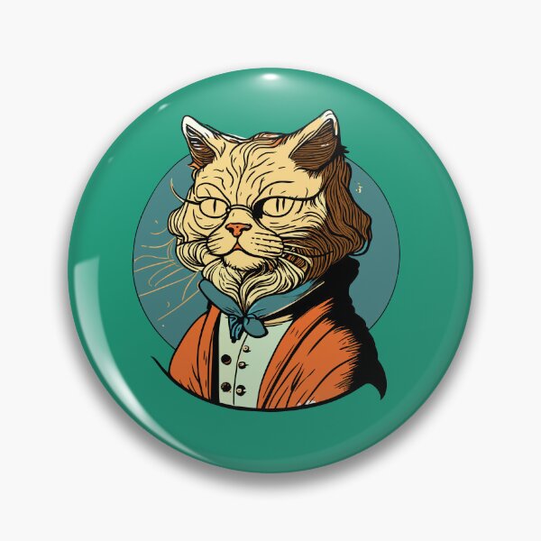 Item preview, Philosophy Cat - Intellectual Purr-suit designed and sold by ArchieDid.