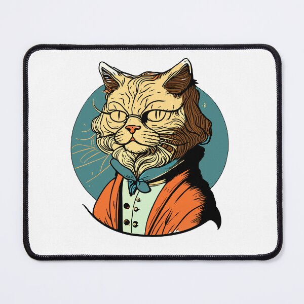 Item preview, Philosophy Cat - Intellectual Purr-suit designed and sold by ArchieDid.