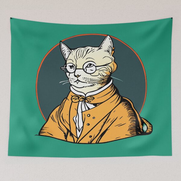 Artikelvorschau, Philosophy Cat - Epicurean Kitty entworfen und verkauft von ArchieDid.