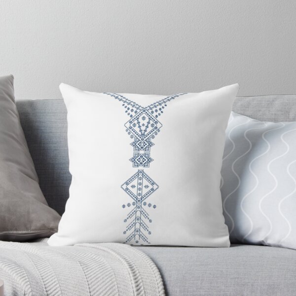 Item preview, Aztec, Indian, tribal pattern, geometry pattern, blue, necklace designed and sold by mintdiamond21.