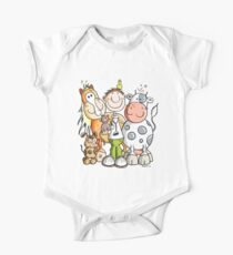 Funny Veterinary With His Animals One Piece - Short Sleeve