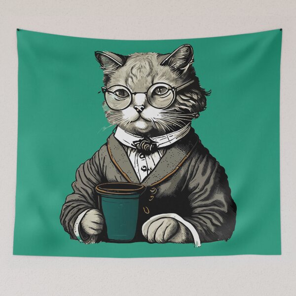 Artikelvorschau, Philosophy Cat - Existential Whiskers entworfen und verkauft von ArchieDid.