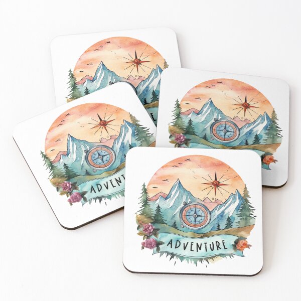Item preview, Summer Camp Adventure Watercolor Design designed and sold by FrescoDesign.