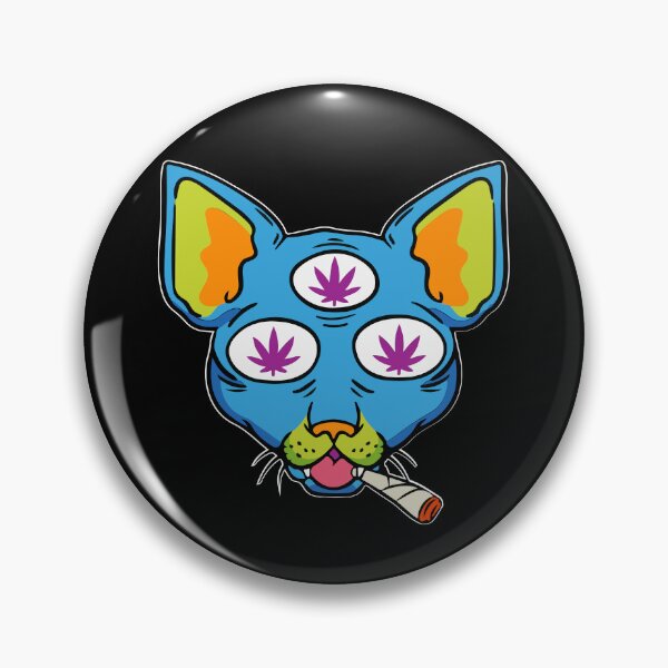 Item preview, Cat Smoking Weed (Minimal Version) designed and sold by DaFkApparel.