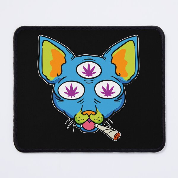 Item preview, Cat Smoking Weed (Minimal Version) designed and sold by DaFkApparel.