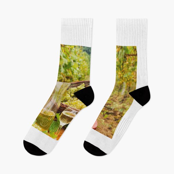 Item preview, white wine and grape close up autumn season designed and sold by goceris.