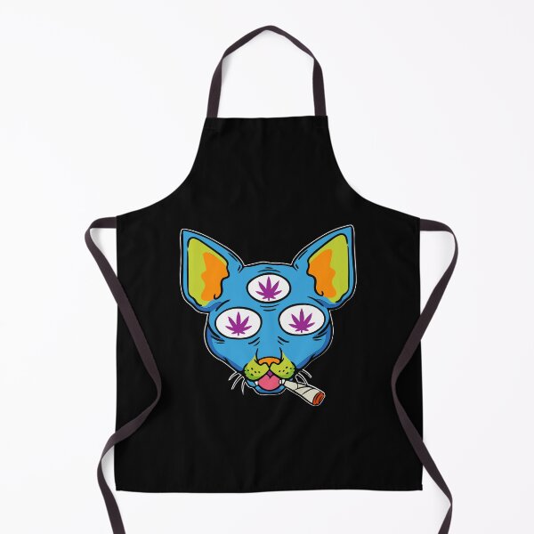 Item preview, Cat Smoking Weed (Large Version) designed and sold by DaFkApparel.