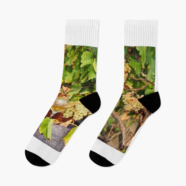Item preview, white grape and wine autumn season designed and sold by goceris.