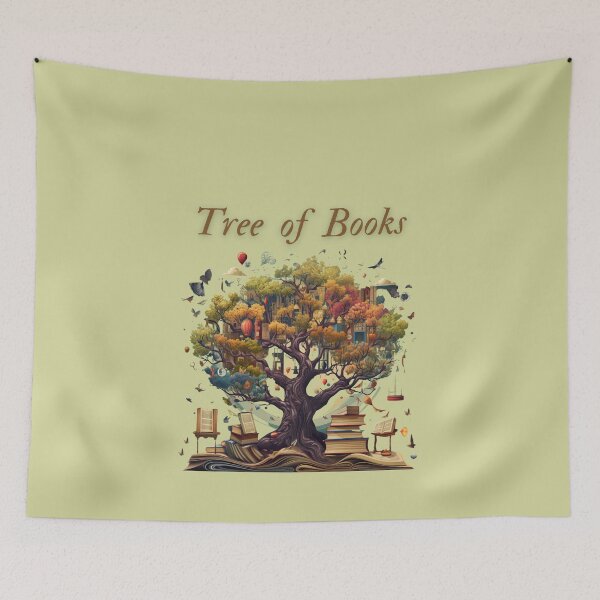 Item preview, Tree of books, knowledge tree, stickers, vector designed and sold by sfwArt.