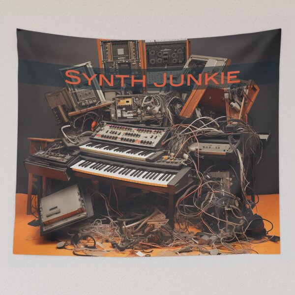 Artikelvorschau, Synth Junkie 2 entworfen und verkauft von Creative Shed Designs.