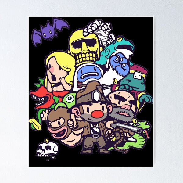 Classic Guy - Spelunky 2 Poster for Sale by remembermekid