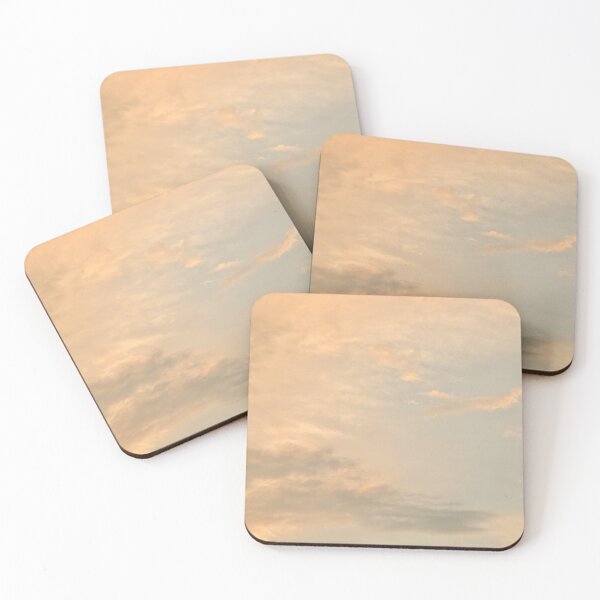 Item preview, Tranquil Orange Sky with Gentle Clouds designed and sold by Colourful Wonderful.
