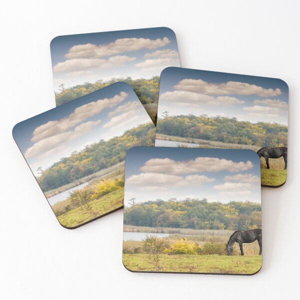 Item preview, horse on pasture autumn season designed and sold by goceris.