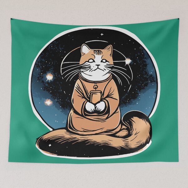 Artikelvorschau, Philosophy Cat - Wisdom in Whiskers  entworfen und verkauft von ArchieDid.