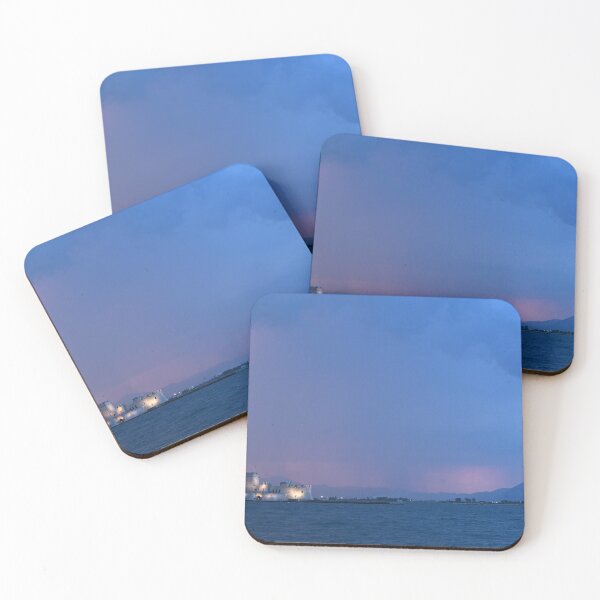 Item preview, Sunset over the castle Bourtzi in Nafplio, Peloponnese, Greece summertime designed and sold by goceris.