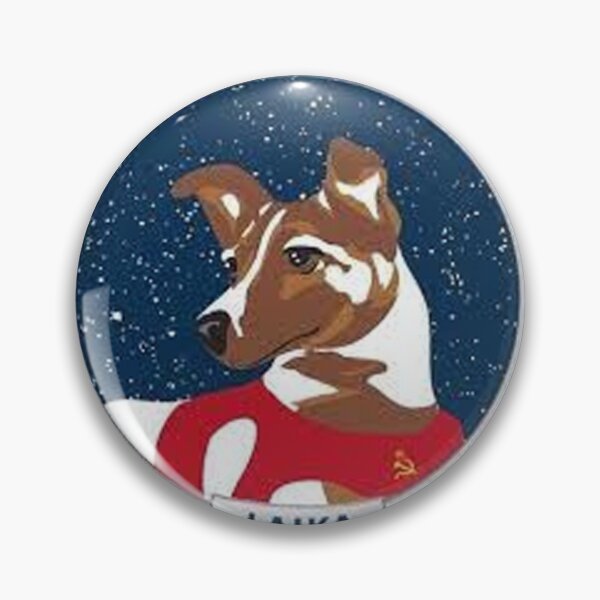 Item preview, Laika space dog designed and sold by Rachelabiga.